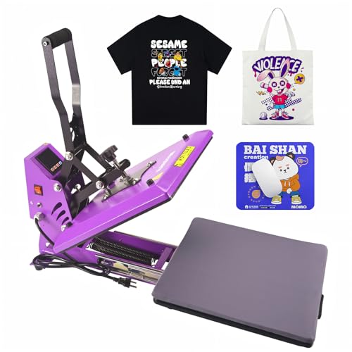 BetterSub Heat Press Machine 15x15 Inch, Digital Slide Out Drawer Heat Press for T-Shirts, 1000W...
