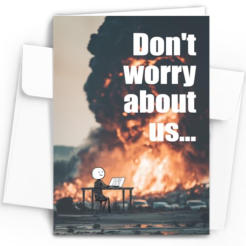 Hat Acrobat Funny Coworker Leaving Card - Going Away Card for Coworker with Envelope - Farewell Card...