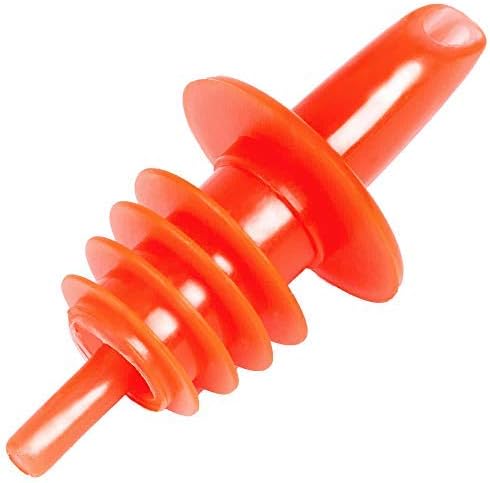 Miniatura 2 de Tezzorio - Juego de 6 botes para bebidas alcohólicas de flujo libre de color rojo