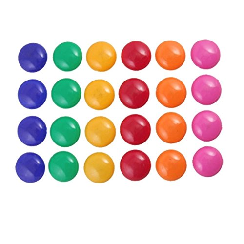 vanki Round Presentation Whiteboard Magnetic Button 24 Pcs