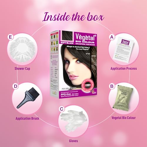 Vegetal Bio Colour -Soft Black 150g.