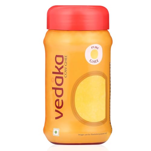 Image of Amazon Brand - Vedaka Cow Ghee | 1 L Jar | Rich Aroma