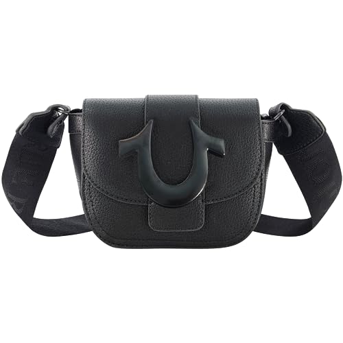 True Religion Women's Crossbody Bag, Mini Flap Adjustable Shoulder Handbag