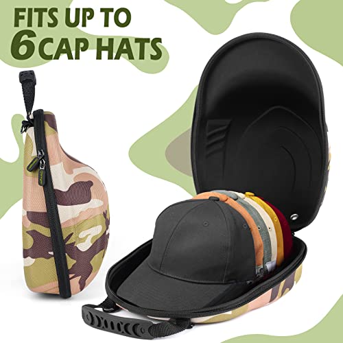 Glamgen Unisex Travel Accessory Pack Organizer, Camouflage hat case, Black, hat case - Image 4