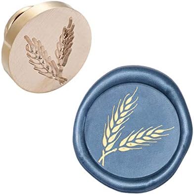 CRASPIRE Wax Seal Stamp Head Heart Removable Sealing Brass Stamp Head for Creative Gift Envelopes Invitations Cards Decoration