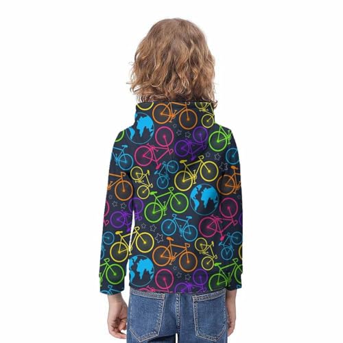 Sweat à capuche pour garçon imprimé chat 3D multicolore - 4