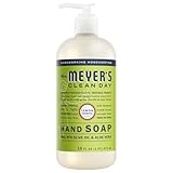 MRS. MEYER'S CLEAN DAY Hand Soap, Lemon Verbena Scent, 16 Fl Oz Bottle