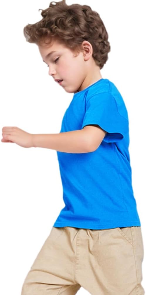 6 Pack Boys Youth Kids Mesh Athletic Quick Dry T Shirts Short Sleeve Moisture Wicking Tee Shirts Active Tops (Age 4-18) - Image 6