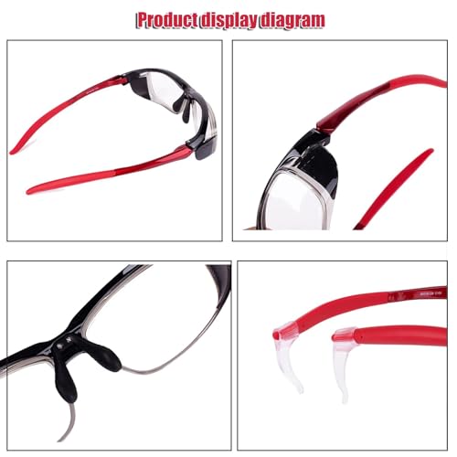 Lead Apron Óculos de chumbo de raios X, óculos de proteção de intervenção resistentes à radiação, le