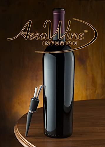 Aerawine Bottle-Top Wine Aerator And Pourer - 100% Made In The Usa - Patented Tilt Aeration Control #TOP4