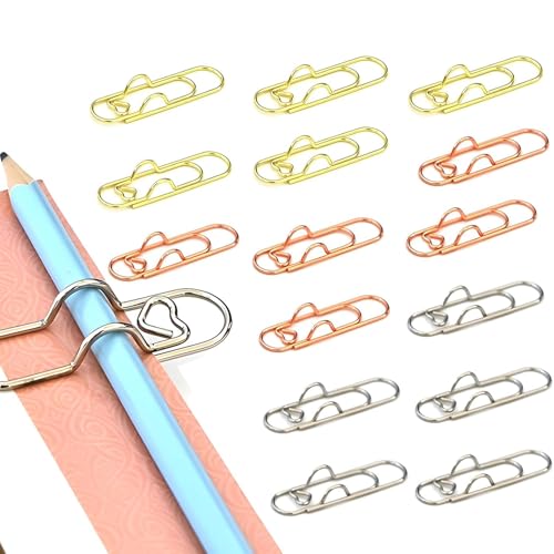 Porte-stylos pour carnets et journaux intimes avec pinces métalliques
