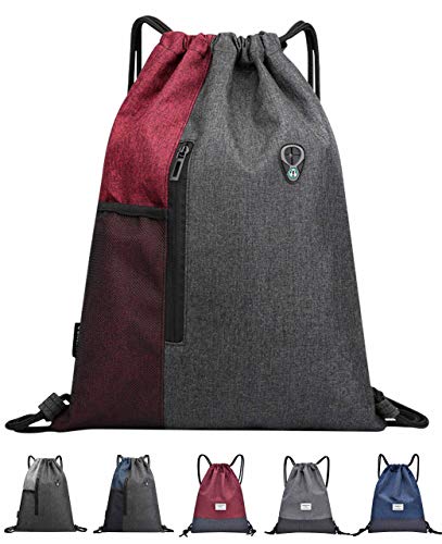 QueenNa Mochilas de Cuerdas Bolsa de Deporte