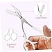 CIYODO Safe Eyebrow Shaping Kit with Trimmer and Scissors Flexible Grooming Tools for Precise Brow Tail and Peak Trimming Easy Use Beauty for Women