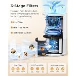 Air Purifiers for Home Large Rooms up to 1200ft², MOOKA H13 True HEPA Air Purifier for Bedroom Pets with Aromatherapy, Child Lock, 13dB Ultra-Quiet Air Cleaner for Smoke, Odor, Dander, Pollen - Image 4