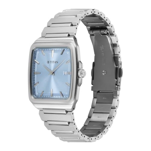 Image of Titan Classique sleekfit with Quartz Analog 2 Hands + Date@3H Stainless Steel Strap Watch for Men