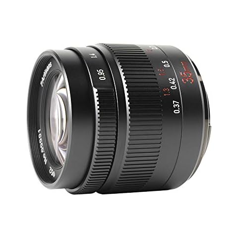 7artisans 35mm F0.95 Lens, APS-C Manual Focus Large Aperture Lens for Fuji X-T1 X-T2 X-T3 X-T20 X-T30 X-E1 X-E2 X-E3 (Black) Cover