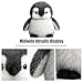 JazRvr Pinguin Kuscheltier, Weiches Stofftier Für Kinder, Süßer Pinguin Plüschtier 20 cm, Babys Und Kinder, Ideal Als Erster Spielbegleiter Und Dekoration