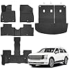 Compatible with Hyundai Palisade 2026 (Only Fuel)(7/8 Seats) Floor Mats & Cargo Liner,All Weather Protection,Anti-Slip TPE Floor Mats & Trunk Mat for Hyundai Palisade Accessories