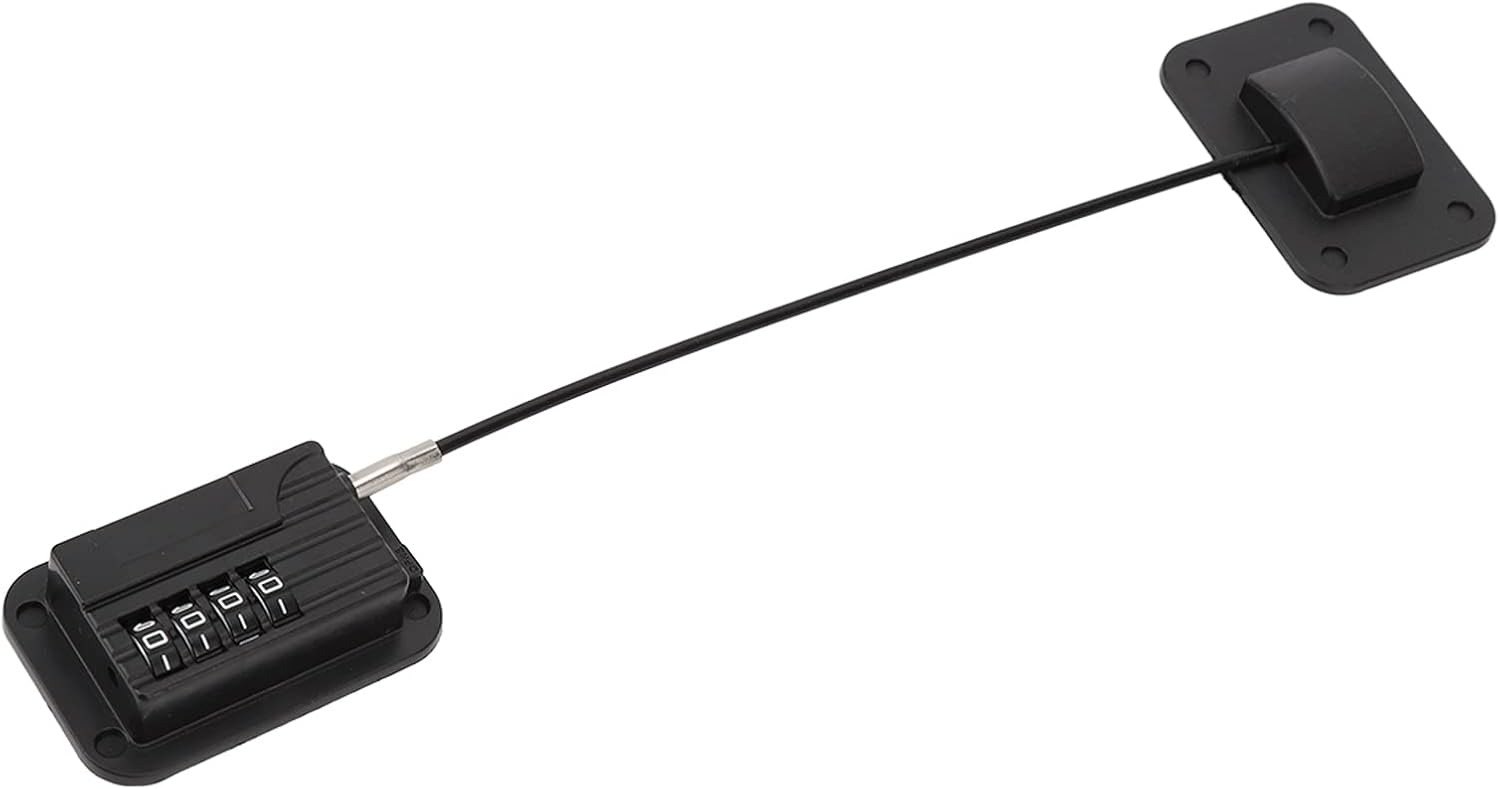 Childproof Combination Lock,Window Security Cable Lock,Locker Antifall Password (Black)