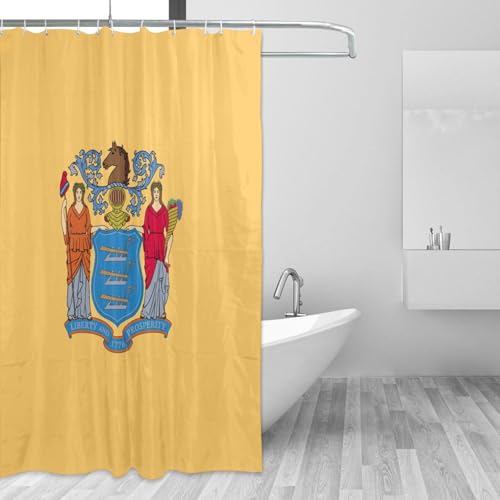 Rideau de douche polyester anti-moisissure New Jersey 183x183 cm - 4