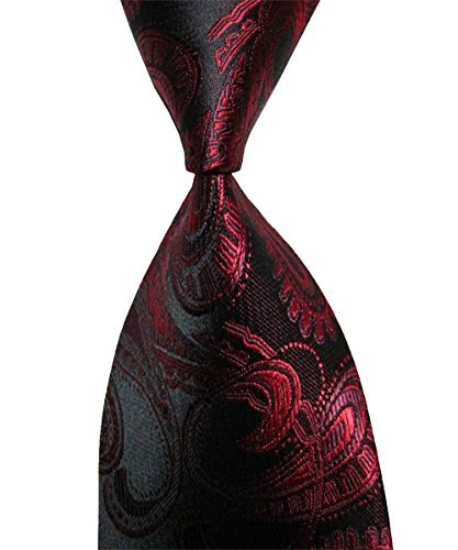 Wehug Lot 10 PCS Classic Men's tie 100% Silk Tie Woven Jacquard Neckties Ties for men - Thumbnail 7