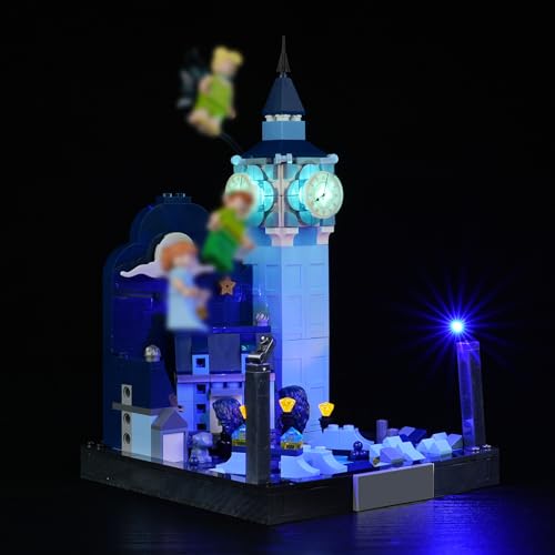 DALDED LED Lighting Kit for Lego Peter Pan & Wendy's Flight Over London, LED Light Compatible with 43232 Building Block Models (Not Include Lego Set)