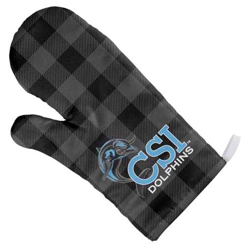 College of Staten Island Buffalo Check Oven Mitt Kitchen and BBQ