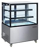  Vitrine Réfrigérée 4 Faces Vitrées - 270 L - Combisteel - R290