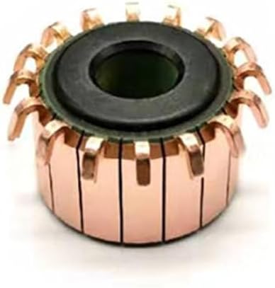 DC Motor Sistemlerinde Komütasyon Bütünlüğünü Korumak İçin Kanca Yapılandırmalı 16P Bakır Komütatör - Görsel 1