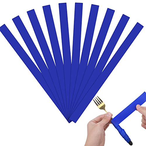 Frienda 10 Pieces Anti Slip Tape Outdoor Waterproof Heavy Duty Adhesive Strips Non Skid Tape High Traction Friction Tape For Stairs Indoor, 16" X 1-1/8", Blue #TOP28