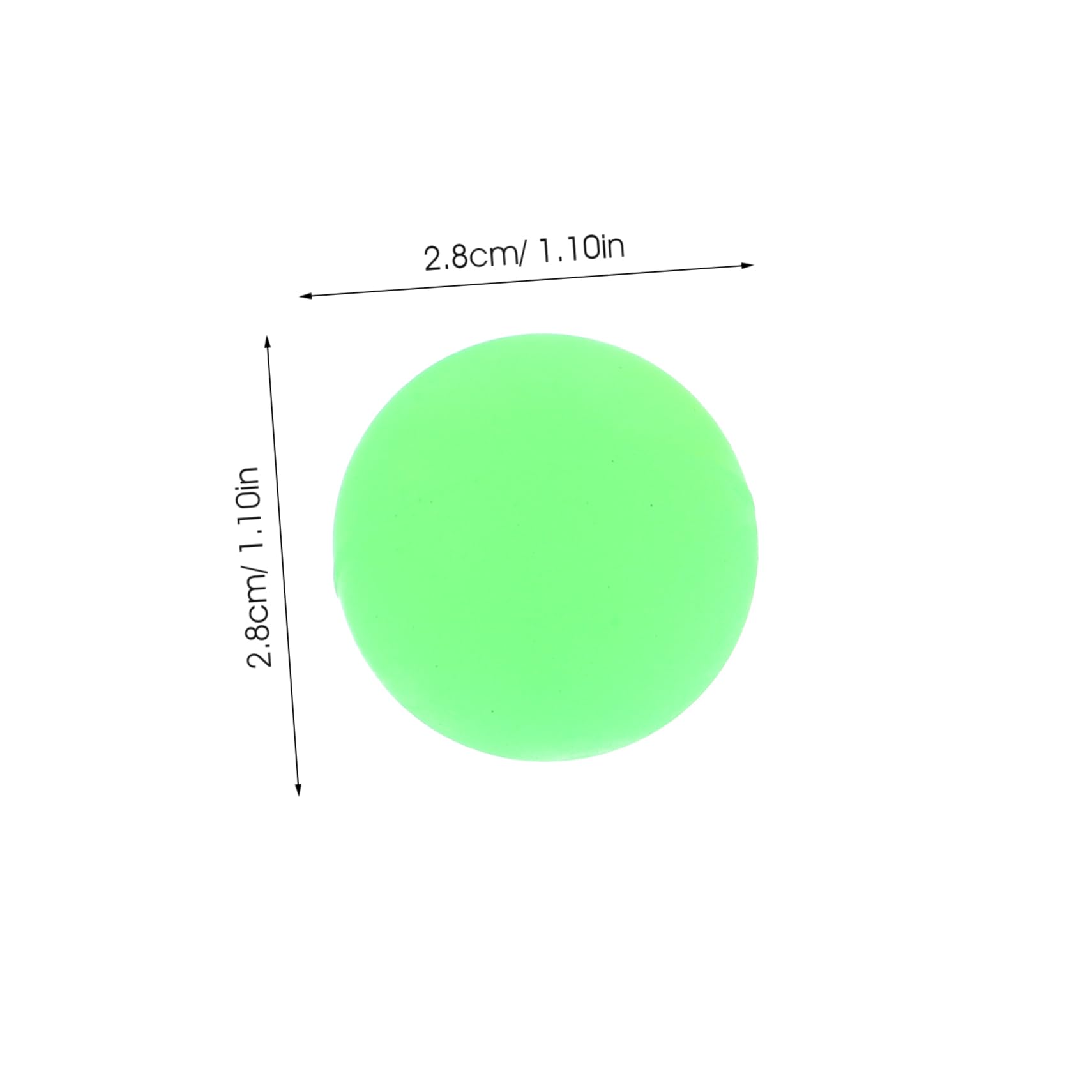 ORFOFE Elastic 32mm Luminous Ball Set 12 Pack Boys and Girls Bouncy Balls Nightlight Synthetic Rubber Jumping Toys for Boys Girls Great for Parties