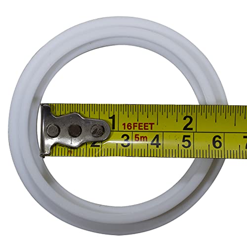 Uceder 1Pcs Spa Hot Tub Heater Split Nut Unions With Screw And 1 Pcs Heater Gasket/O-Rings(Actual Size 3 Inch,Suitable For 2 Inch Heater Assemblies) #TOP6