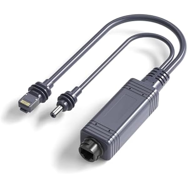 POE сплиттер гигабитный Ethernet POE сплиттер-адаптер 100 Вт через Ethernet расстояние 100 м для камер безопасности и VoIP-телефонов