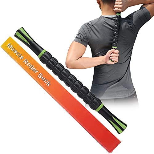 MANOGYAM Muscle Roller Stick | Massager | Tissue Massager | Muscle Roller for Painful Leg Cramps, Post-Workout Recovery, Deep Tissue and Trigger Point Massage Therapy, Full Body Stick Rolling Tool