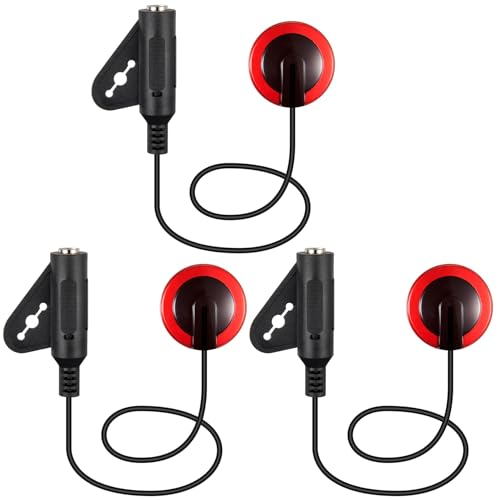 Piezo Contact Microphone Pickups for String Instruments (3 Pack)