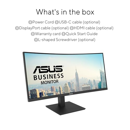 Image of Asus Va34Vcpsr Computer Monitor 86.4 Cm (34 inch) 3440 X 1440, W129022447 (86.4 Cm (34) 3440 X 1440 Pixels Wide Quad Hd LCD Black)