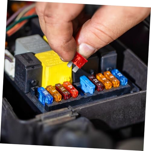 Kit de fusibles para automóvil PRETYZOOM, 1 set con probador y extractor, para autos, RV y embarcaciones, estuche portátil para organización fácil miniatura 5