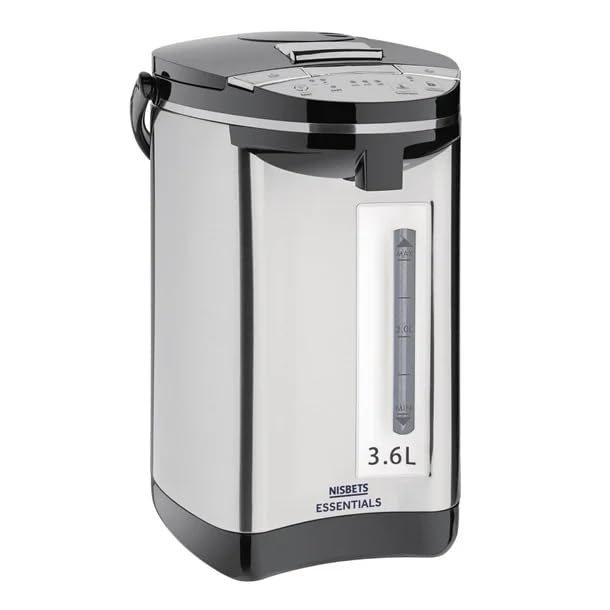 Nisbets Essentials Electric Airpot 3.6Ltr Hot Water Dispenser HE153