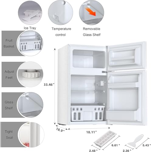 Antarctic Star 3.2 Cu.Ft. Mini Fridge