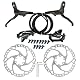 Hydraulische Fahrradbremse CYSKY für Mountainbikes und Rennräder