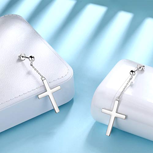 Cross Stud Earrings For Men Womens Christian Cross Dangle Earrings White Gold Plated Over Sterling Silver Drop Cross Long Earrings Christian Cross Amulet Jewelry Gift For Christmas For Her Gift Fe104Wcross Stud Earrings For Men Womens Christian Cross Dangle Earrings White Gold Plated Over Sterling Silver Drop Cross Long Earrings Christian Cross Amulet Jewelry Gift For Christmas For Her Gift Fe104W #TOP7