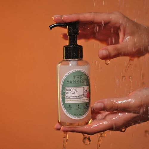 Image of The Bare Bar Micro algae Body Wash - 200 ml | Nourishing Shower Gel | Paraben and Sulphate free | Removes Tan and Brightens Skin | 0.05% Salicylic acid | Men & Women