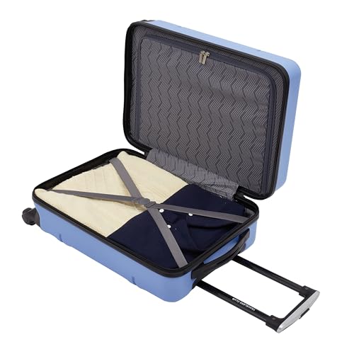 Image of Travelers Club Skyline 22 inch Carry-On Spinner Luggage, Skyline Blue