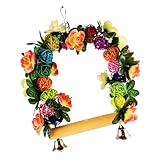 À mâcher pour cage à perroquet – avec une balançoire pour divertir votre oiseau tout en développant ses capacités