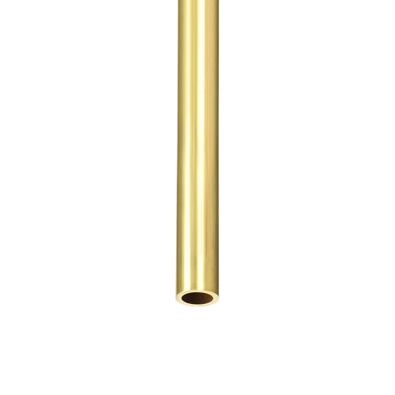 Tube En Laiton 6.5mm X 1mm X 300mm - Tube Métal Doré Robuste Pour Bricolage, Machines Et Décoration
