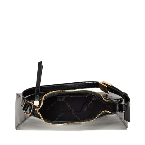 Anne Klein Womens East West Shoulder Bag, Black3