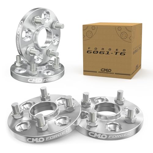 Customadeonly 4x108 Forged Hubcentric Wheel Spacers 38mm (1.5 Inch) (2pcs) – Compatible for Ford Contour, Escort, Focus, Fusion, Mercury Cougar (63.4mm Center Bore, M12x1.5 Studs)