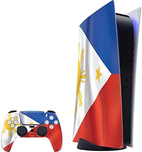 Skinit Decal Gaming Skin Compatible with PS5 Digital Edition Bundle - Philippines Flag Design