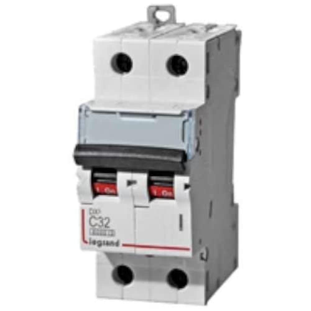 Magnetotérmico DX3 10/16kA C 2P 16A para la protección contra sobrecargas