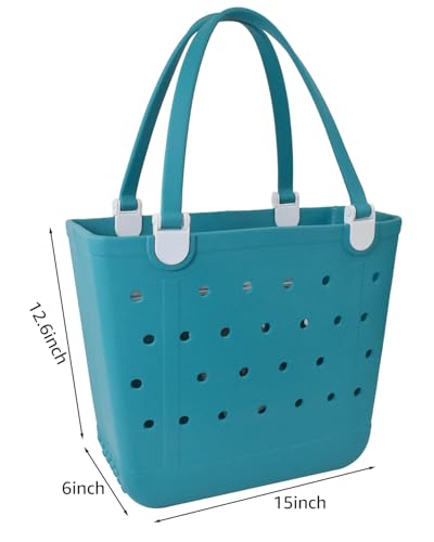 Bolso de playa extra grande ligero de caucho miniatura 3